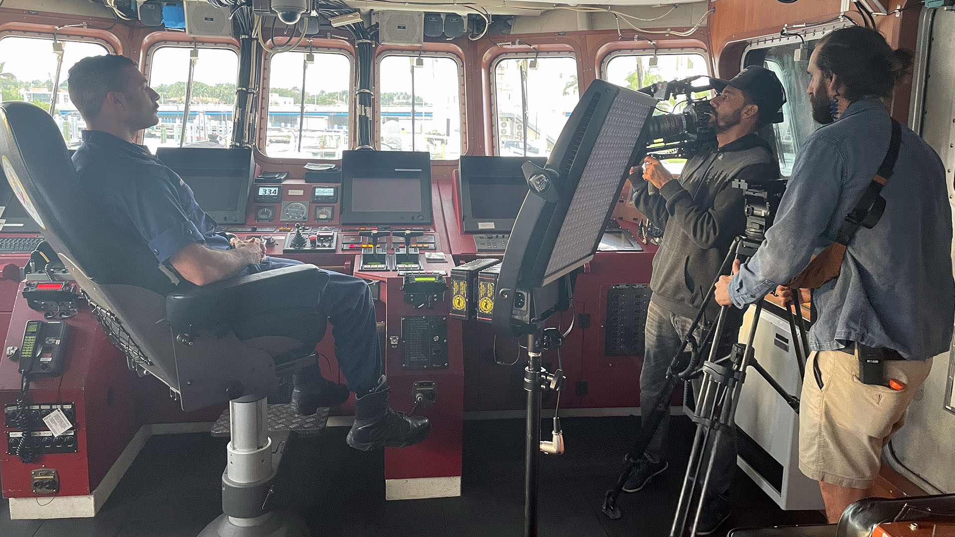 Coast Guard boat - Captain interview