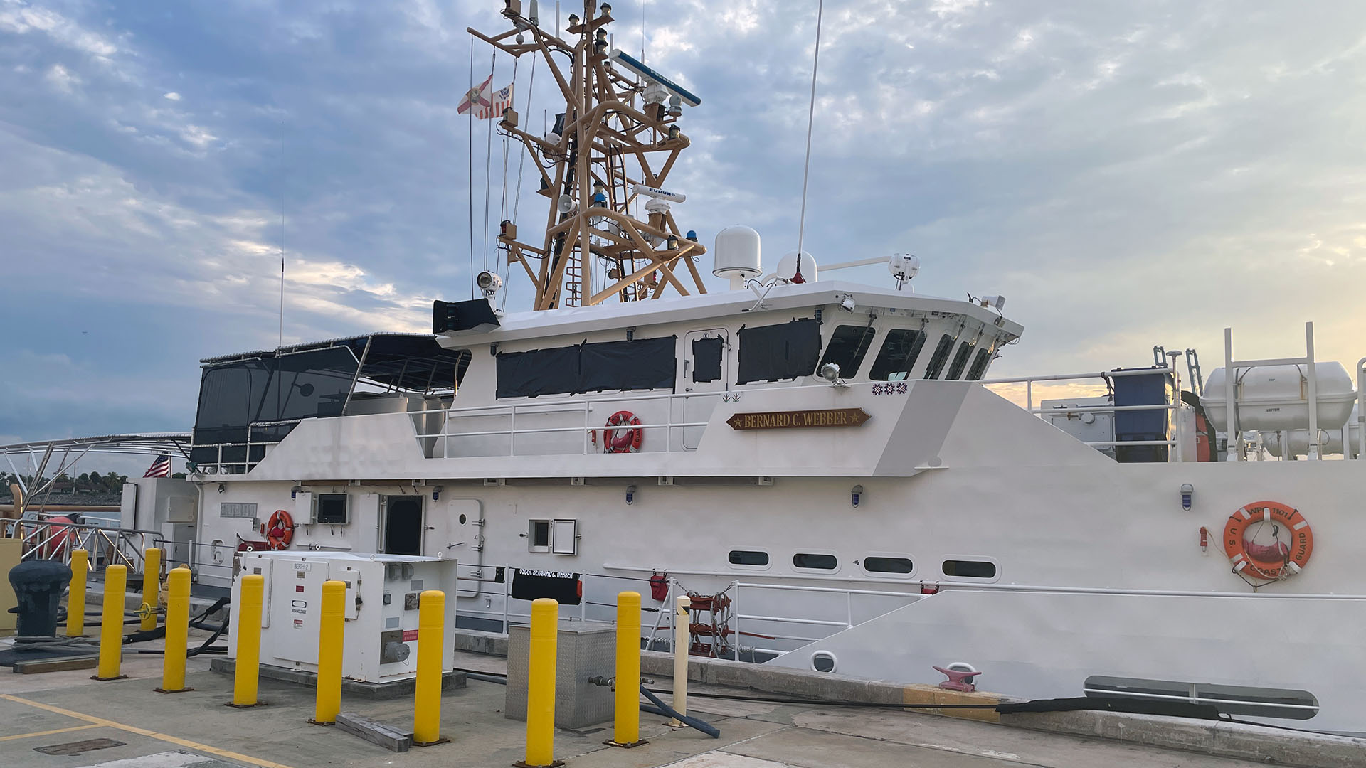 Coast Guard boat - side