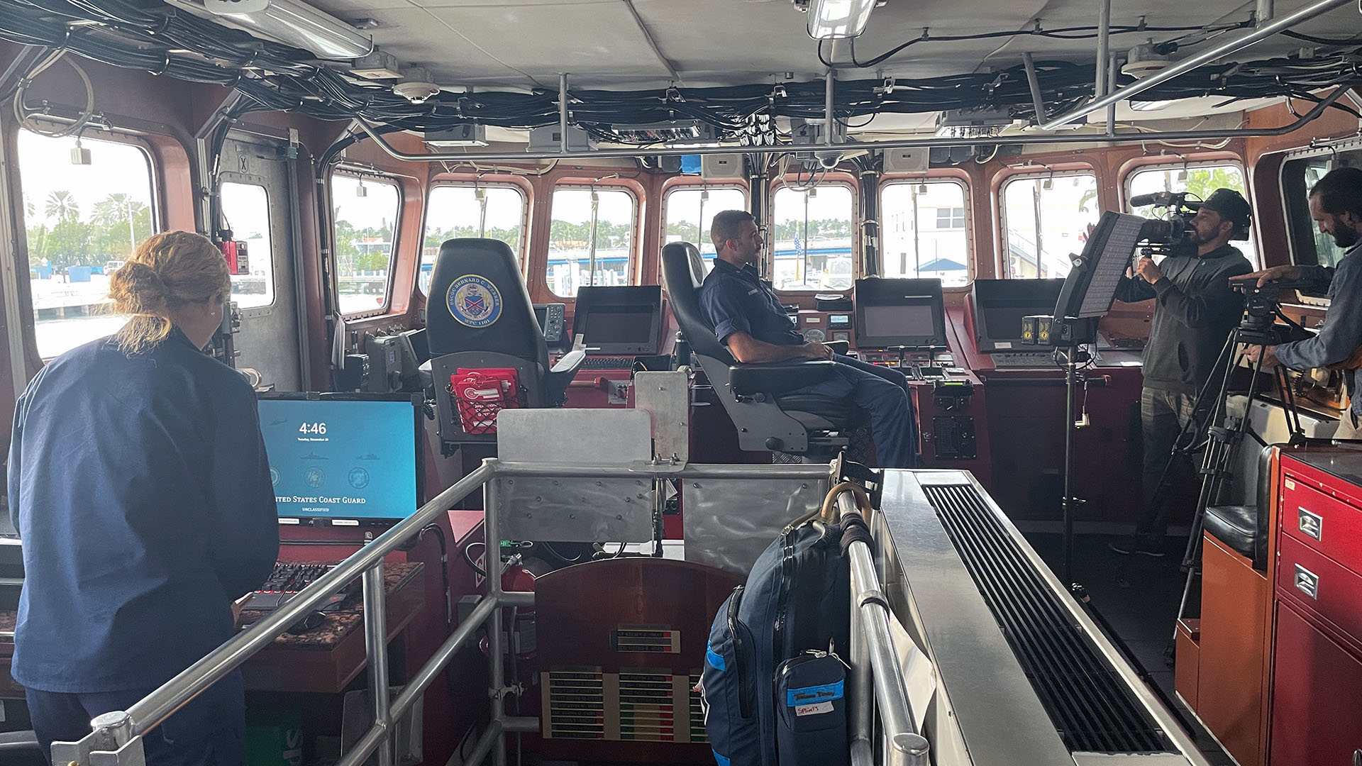 Coast Guard boat - up top